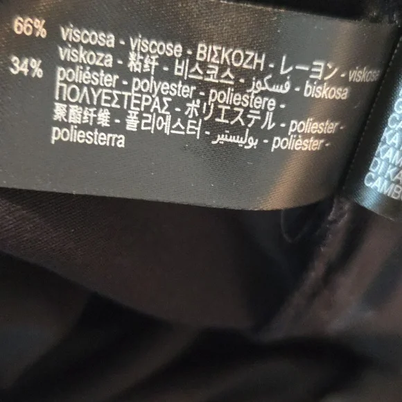 Zara Black Satin Cargo Pants - Picture 16 of 16